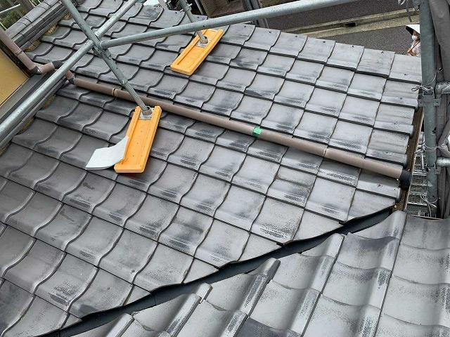 調整後の屋根全体